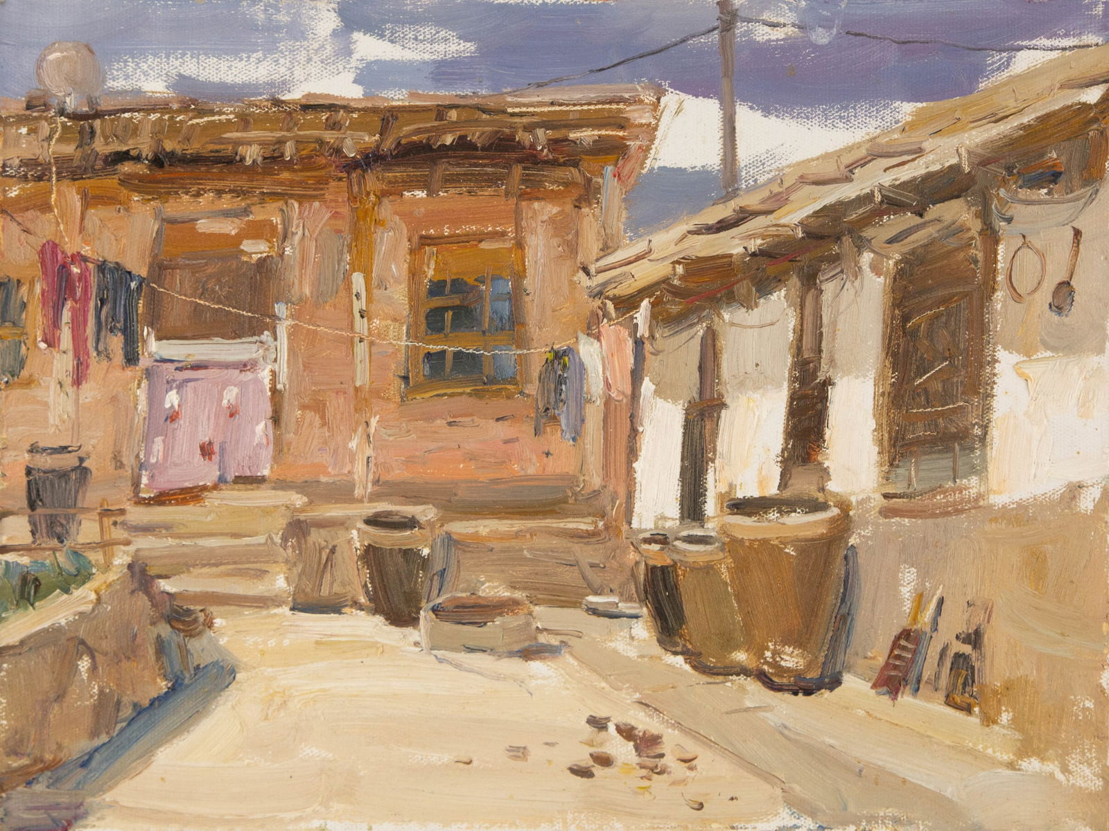 Panpan Wang Landscape Original Oil On Canvas "Home" (1 of 10)