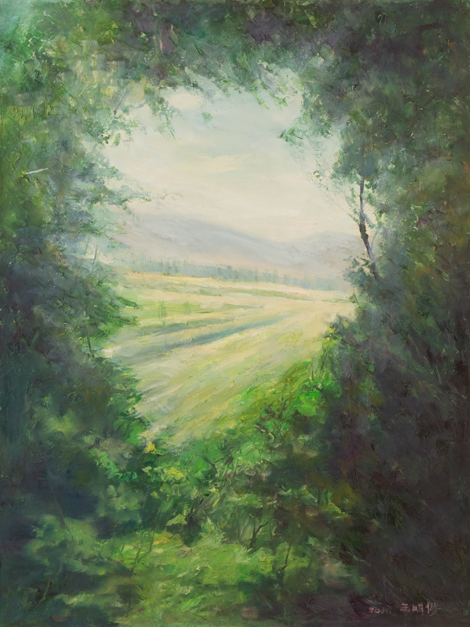 Mingjun Wang Landscape Original Oil On Canvas "New Views" (1 of 12)