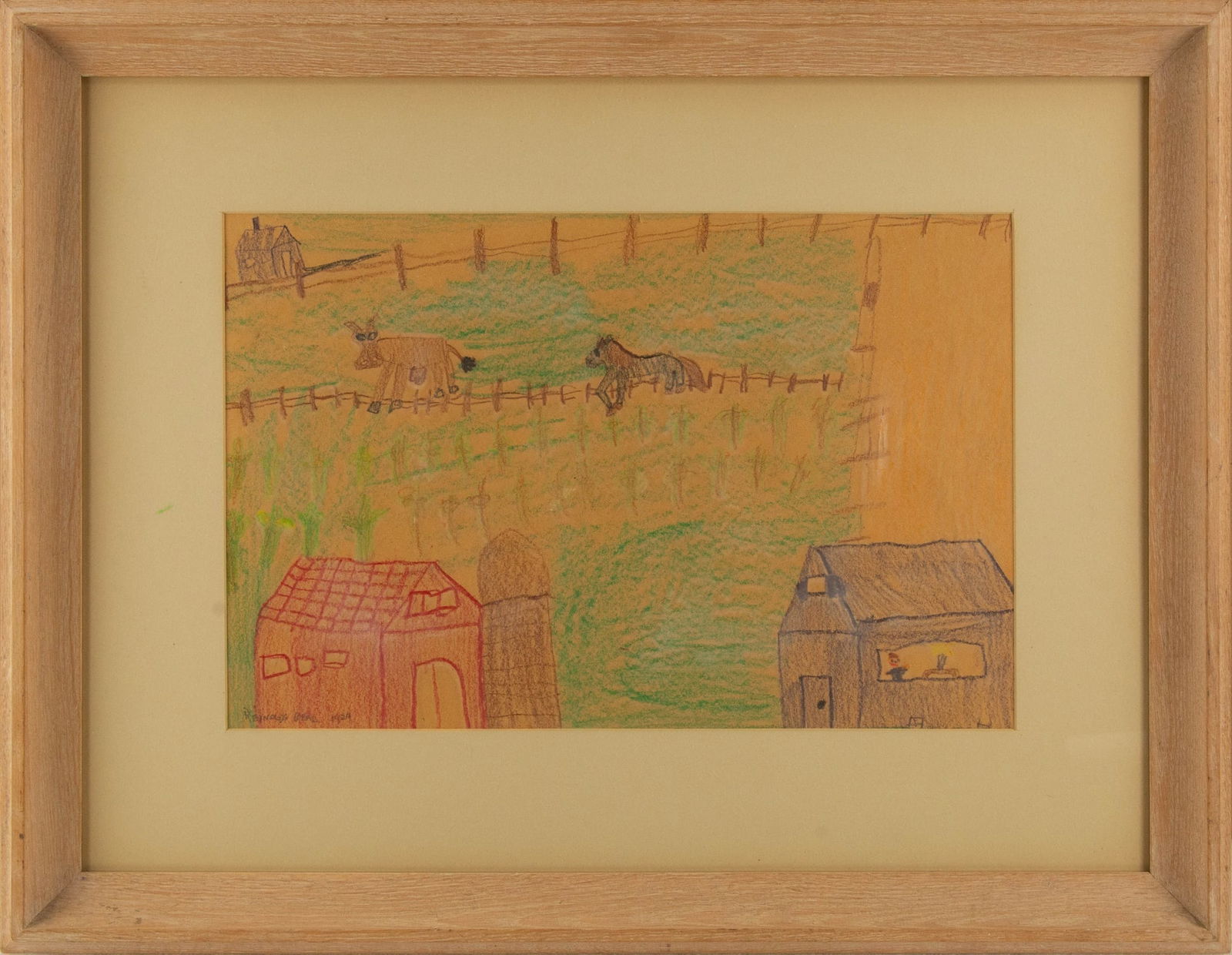 Reynolds Beal ( American, 1866 - 1957 ) Landscape Pastel: Medium: Pastel Style: Landscape Painting Size: 11.5 x 17.5 inches Frame Size: 21 x 27 inches Condition: This artwork is in good overall condition for its age. Signature: Hand-signed Artist: Reynolds B