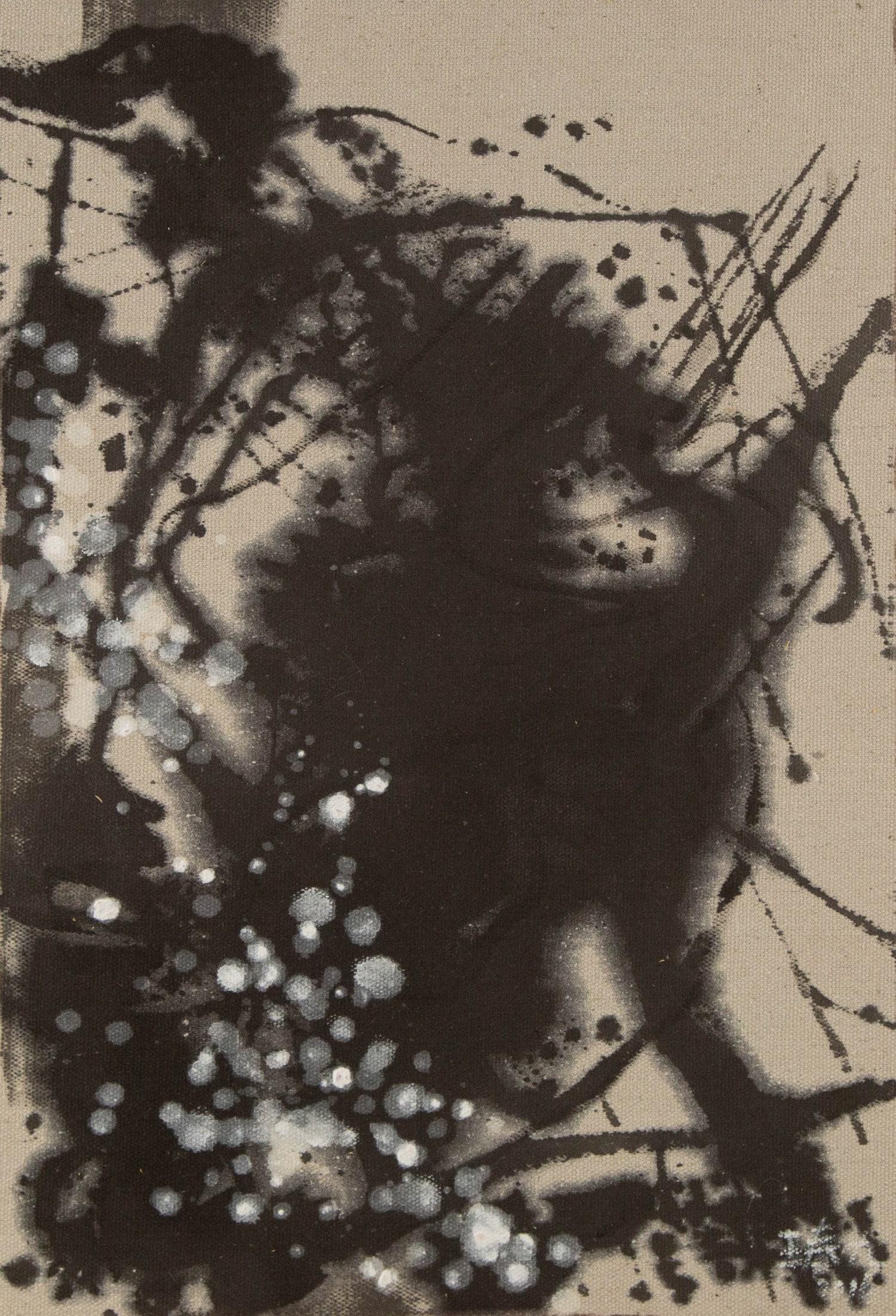 Chunjiu Wang Abstract Original Mixed Media "Crows": Title: Crows Medium: Oil on canvas Size: 19.75 x 13.5 inches Frame: Framing options available! Condition: The painting appears to be in excellent condition. Note: This painting is unstretched, shipped