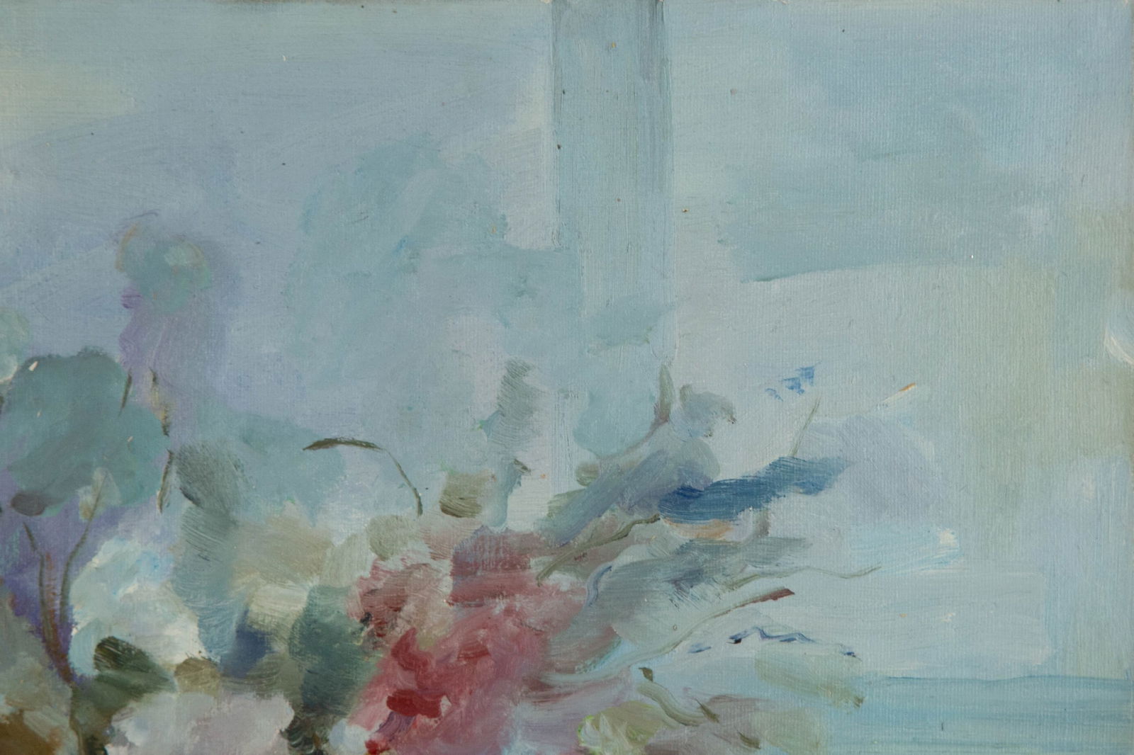 Xingju Tu Floral Original Oil On Canvas "The Arrangement" - 4