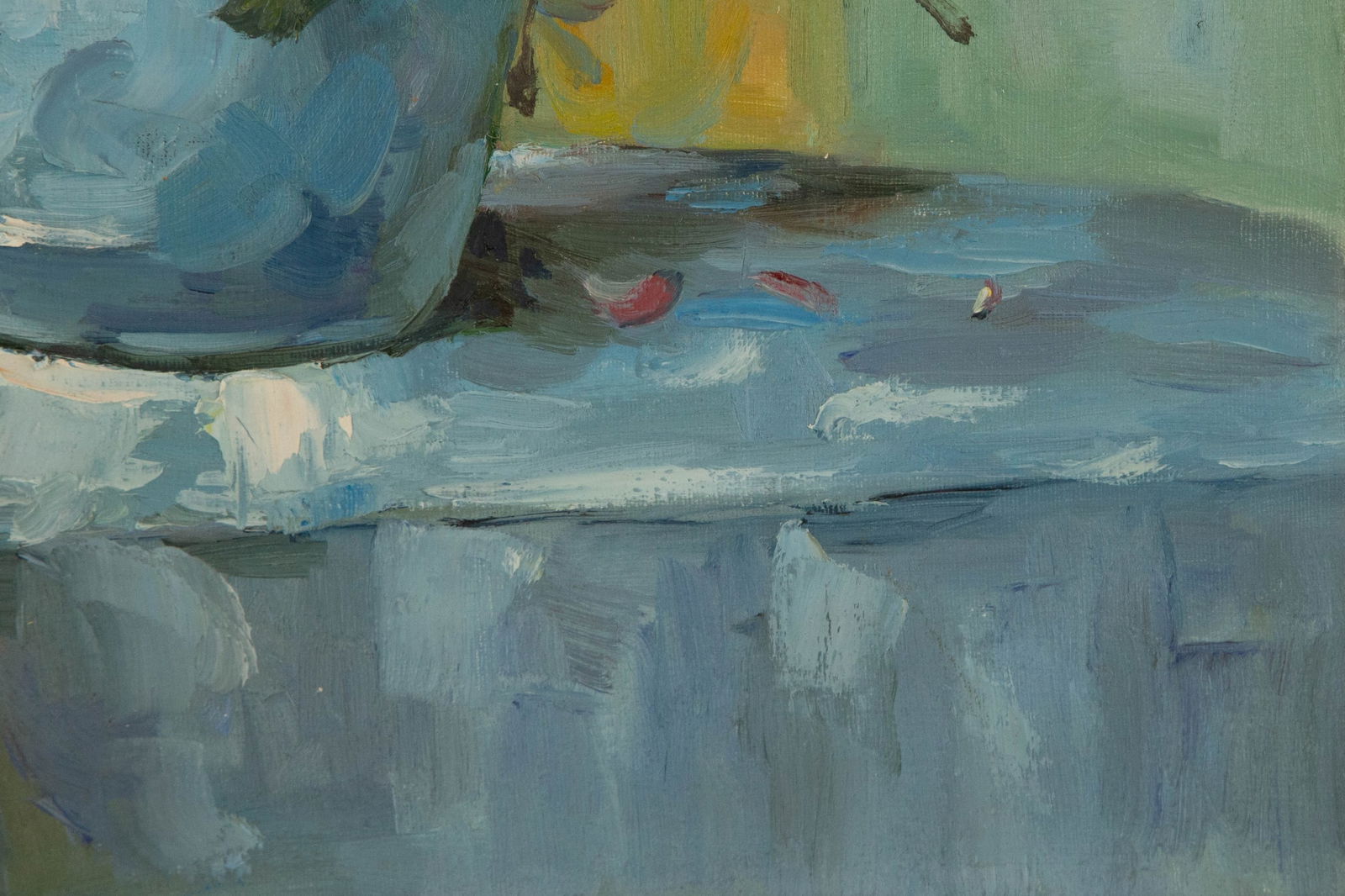 Xingju Tu Floral Original Oil On Canvas "The Arrangement" - 8