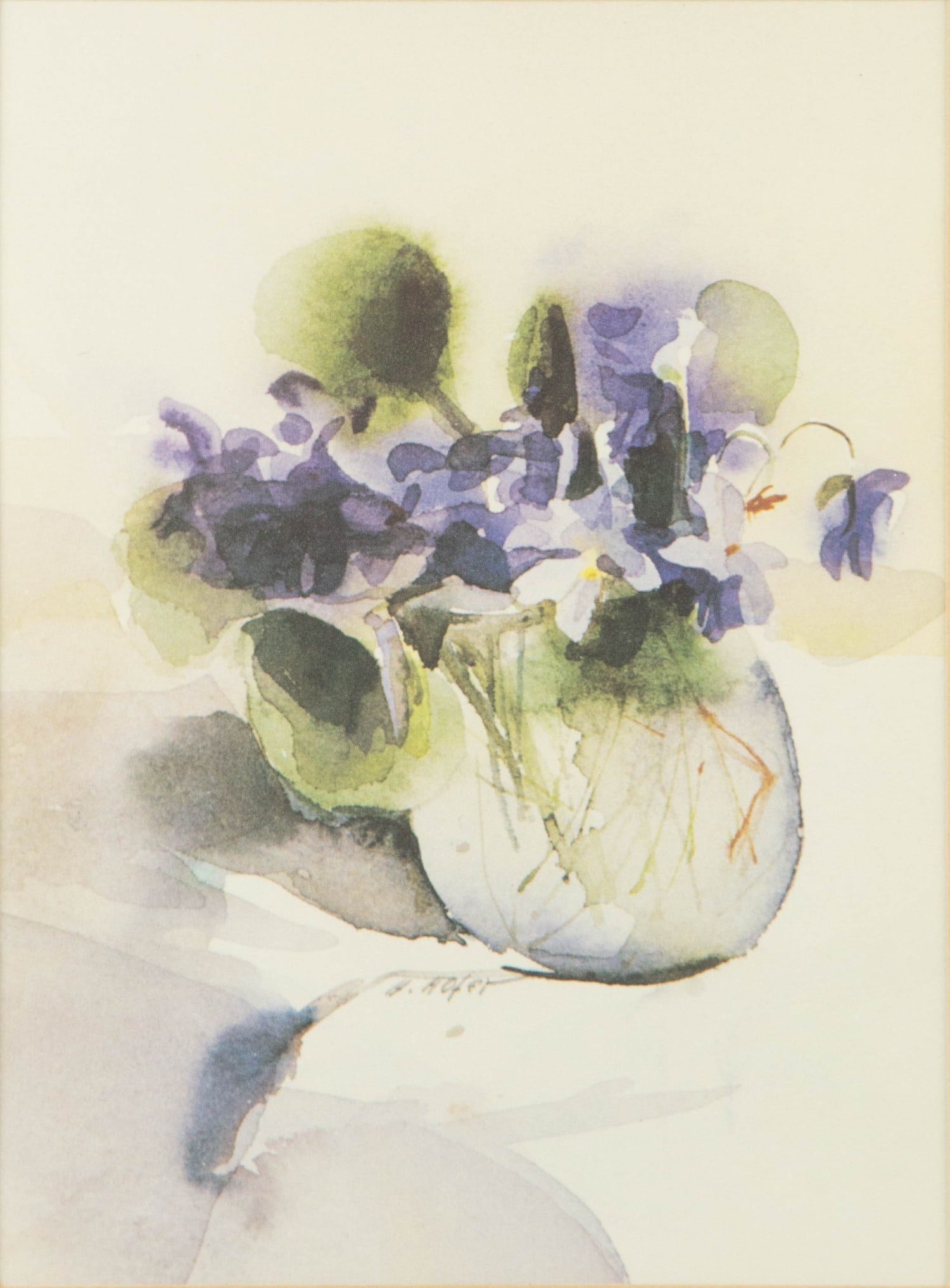 Heinz Hofer ( B.1946 ) "" Print Still Life - 2