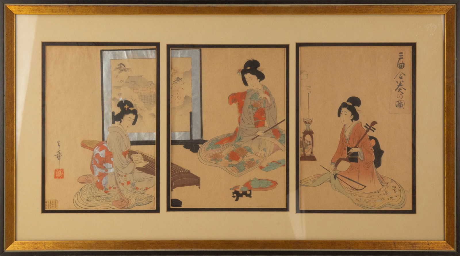 Yusai Toshiaki ( Japanese, 1864 - 1921 ) Ukiyo e Woodblock Print (1 of 16)