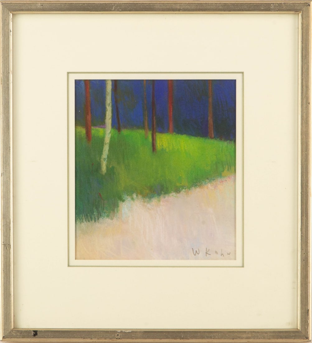 Wolf Kahn ( German-American, 1927 - 2020 ) Landscape Pastel (1 of 10)
