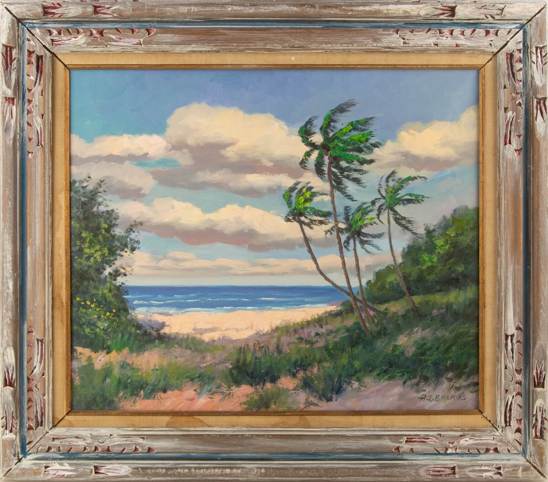 Albert Ernest Backus ( American, 1906-1990 ) Landscape Oil On Canvas (1 of 11)