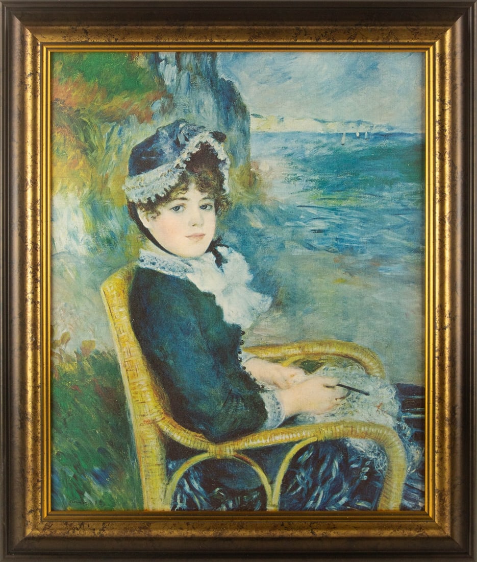 Pierre-Auguste Renoir (French, 1841?1919) "By the Water" Print Portrait (1 of 9)