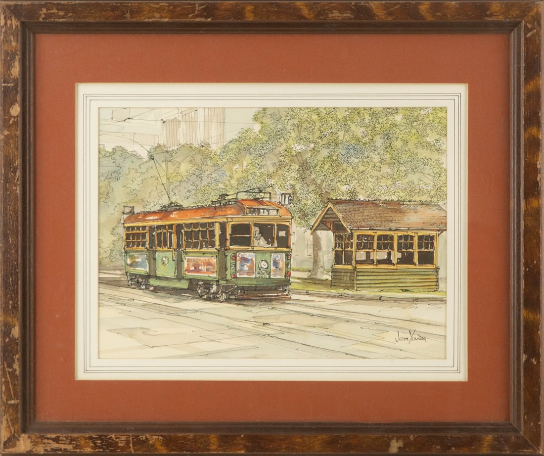 John Young "" Watercolor Cityscape (1 of 12)