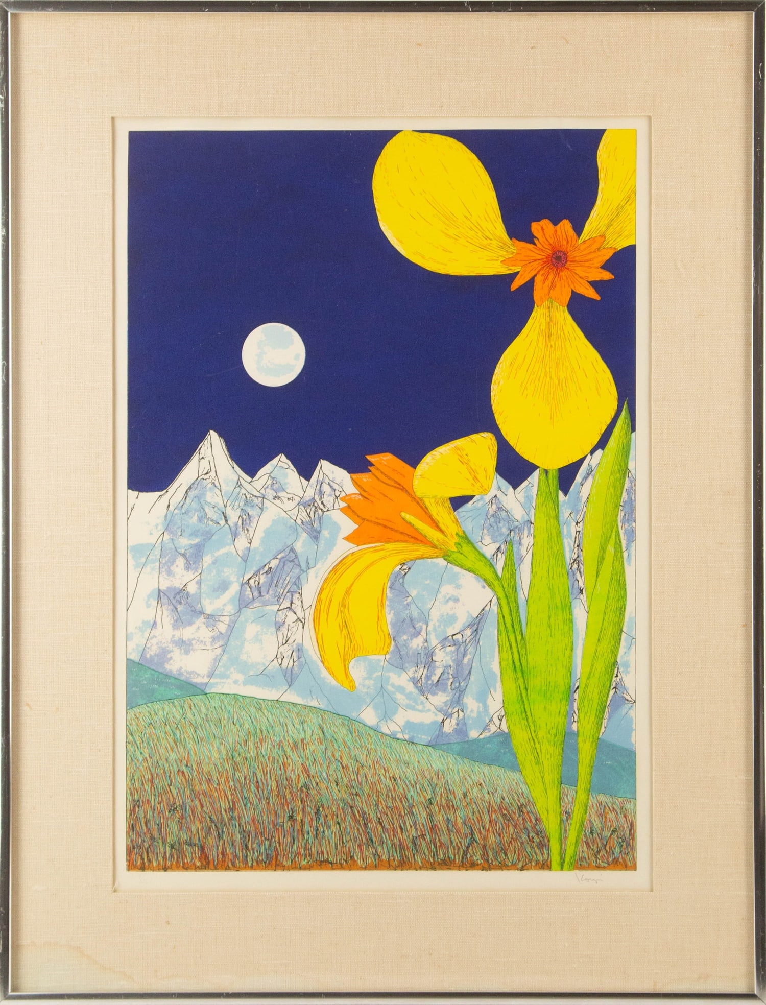 Unclear "" Limited Edition Lithograph 119/260 Ukiyo e (1 of 11)