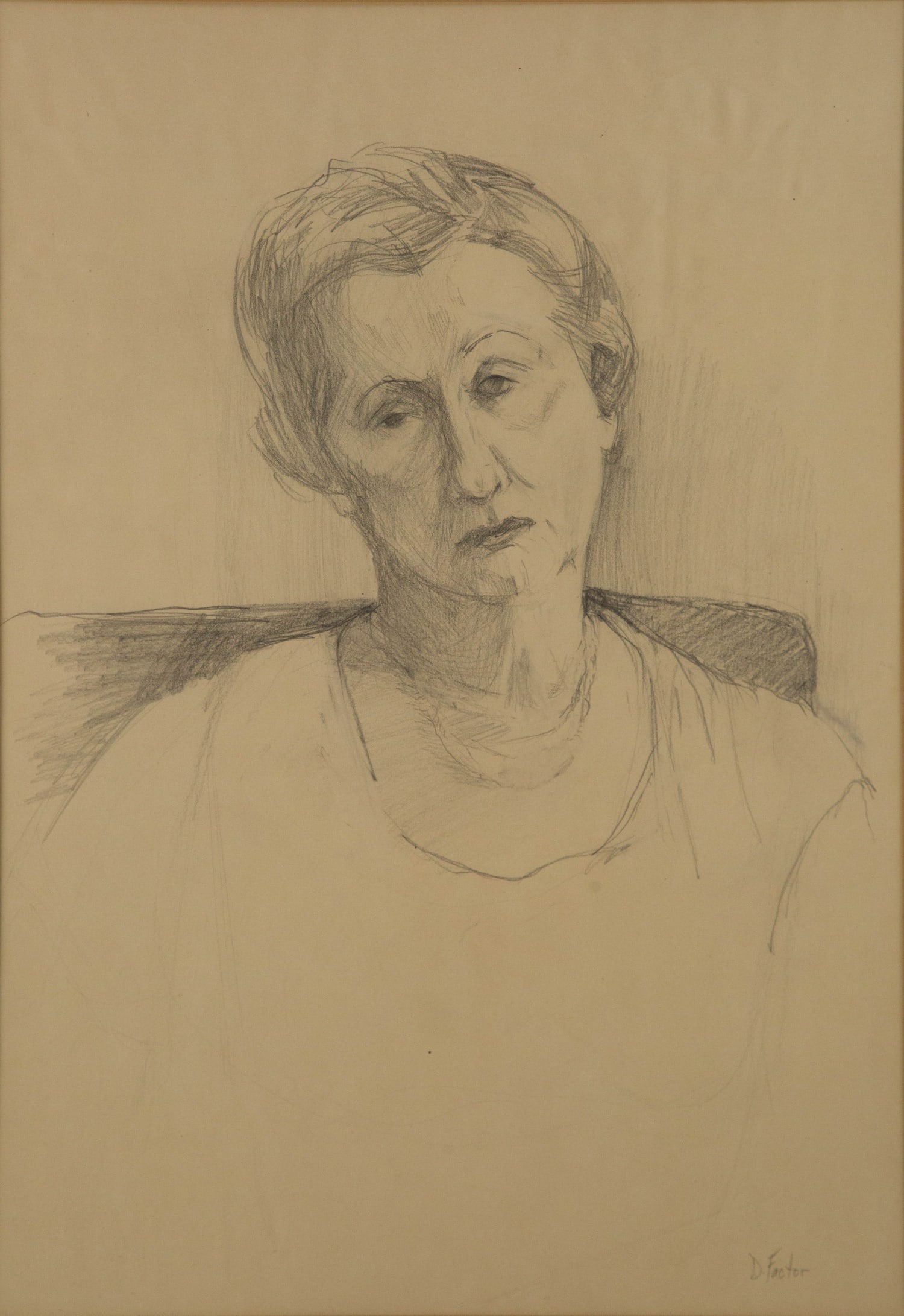 Diane Factor Portrait Graphite "After Math" - 2