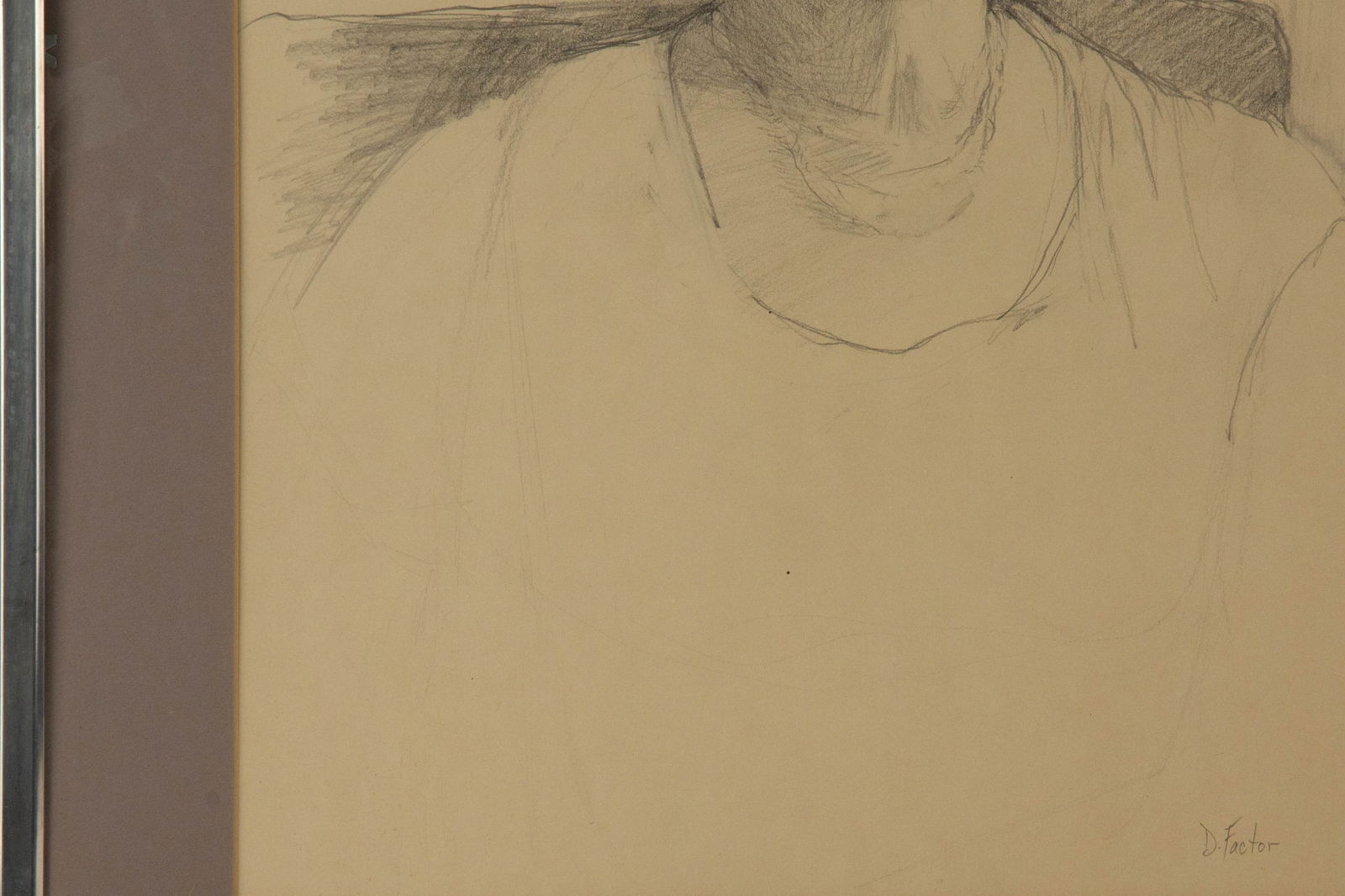 Diane Factor Portrait Graphite "After Math" - 5