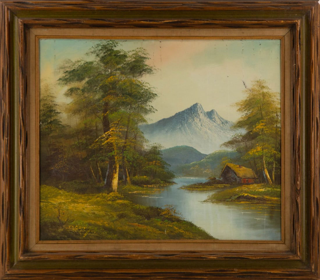 C. Henry Landscape Oil On Canvas "Nature Beauty" (1 of 11)