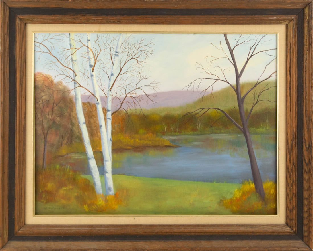 H.C.Knight Landscape "Lakeside" (1 of 9)