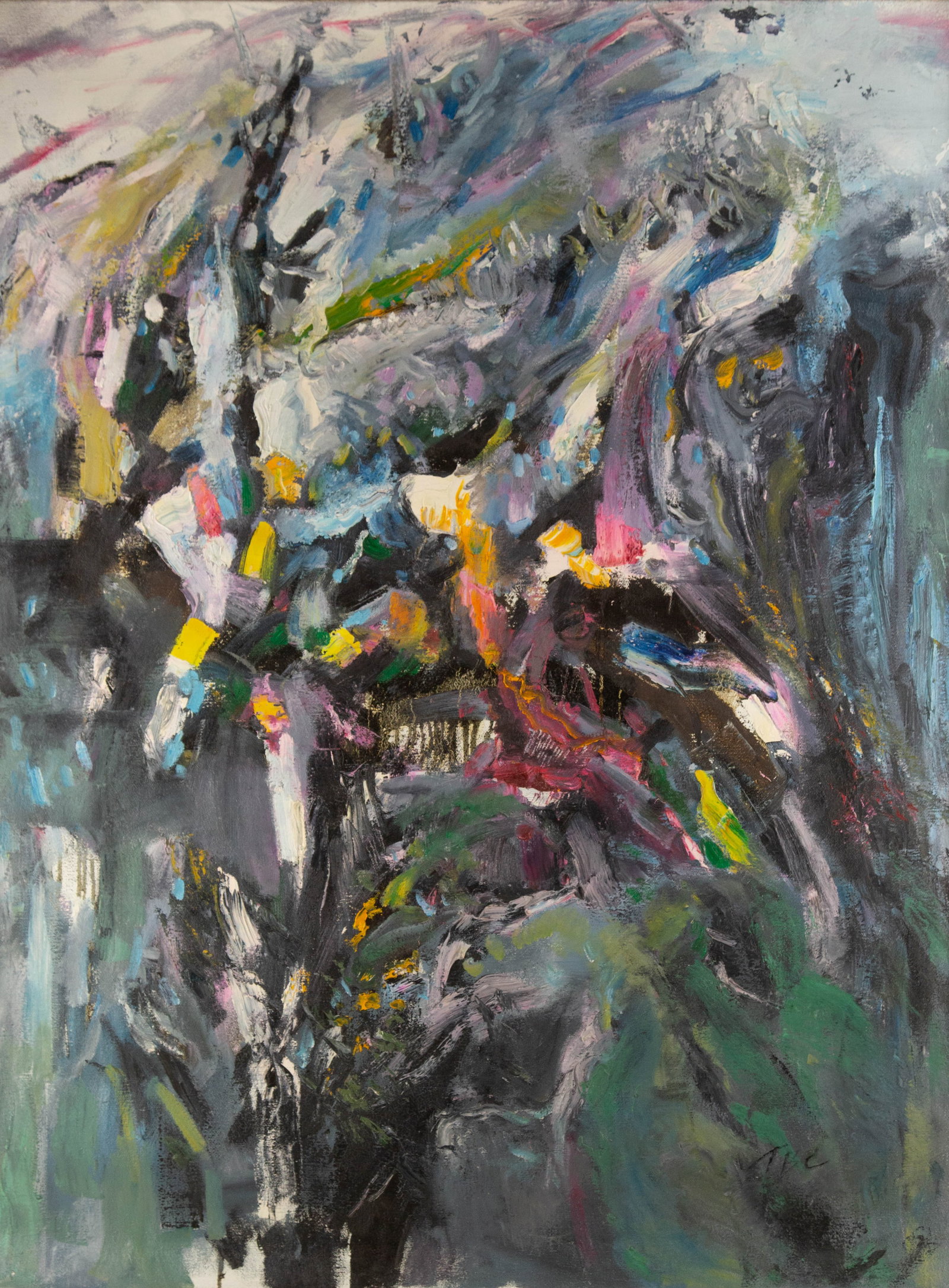 Baochun Tao Abstract Original Oil On Canvas "Images of the Mind" (1 of 15)