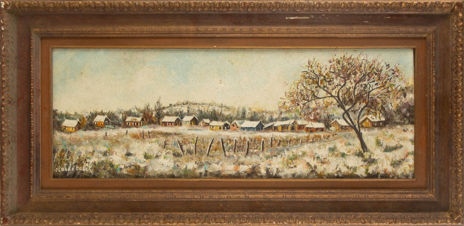 Claude Tabet ( French, 1924?1979 ) Landscape Oil On Canvas (1 of 11)