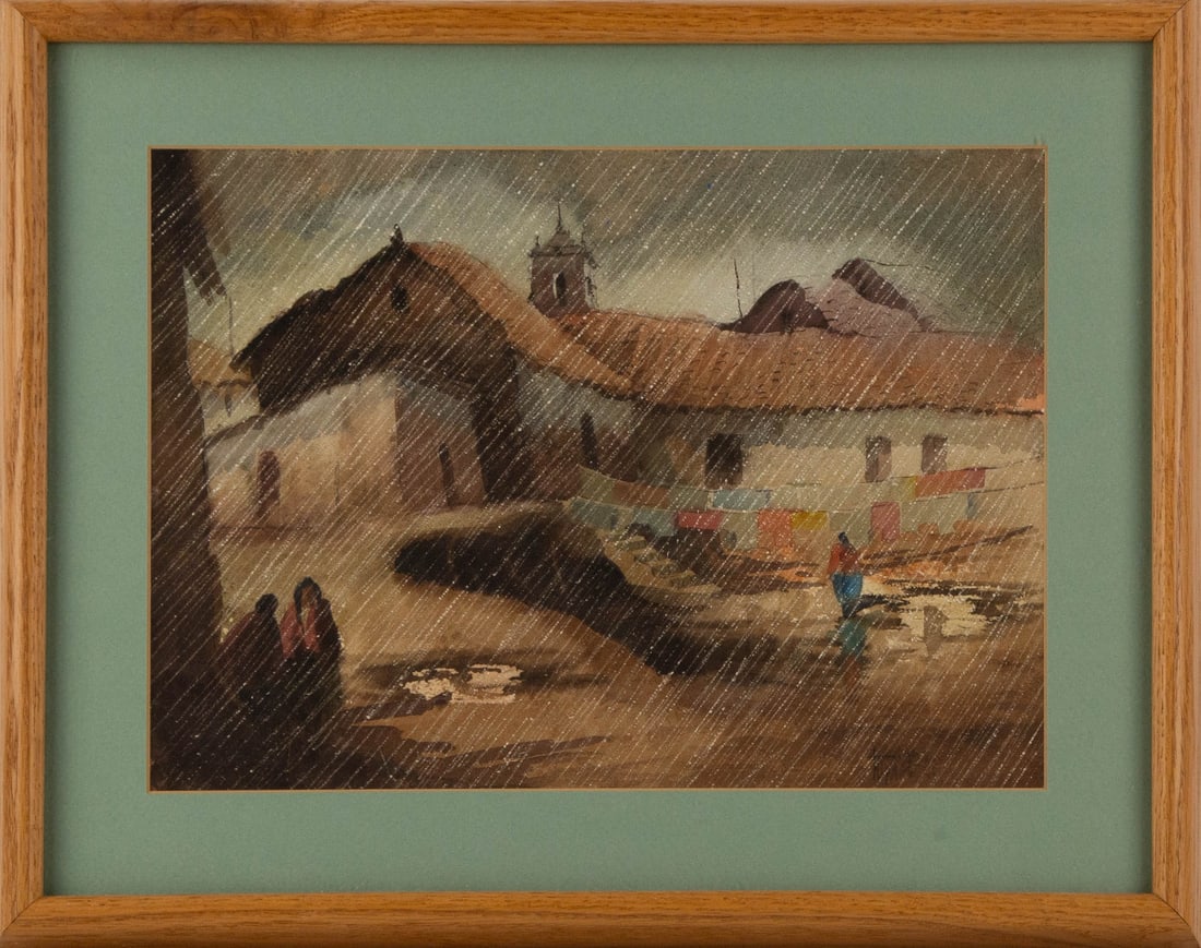 Tuyaa F Landscape Watercolor "Rian Curtain" (1 of 10)