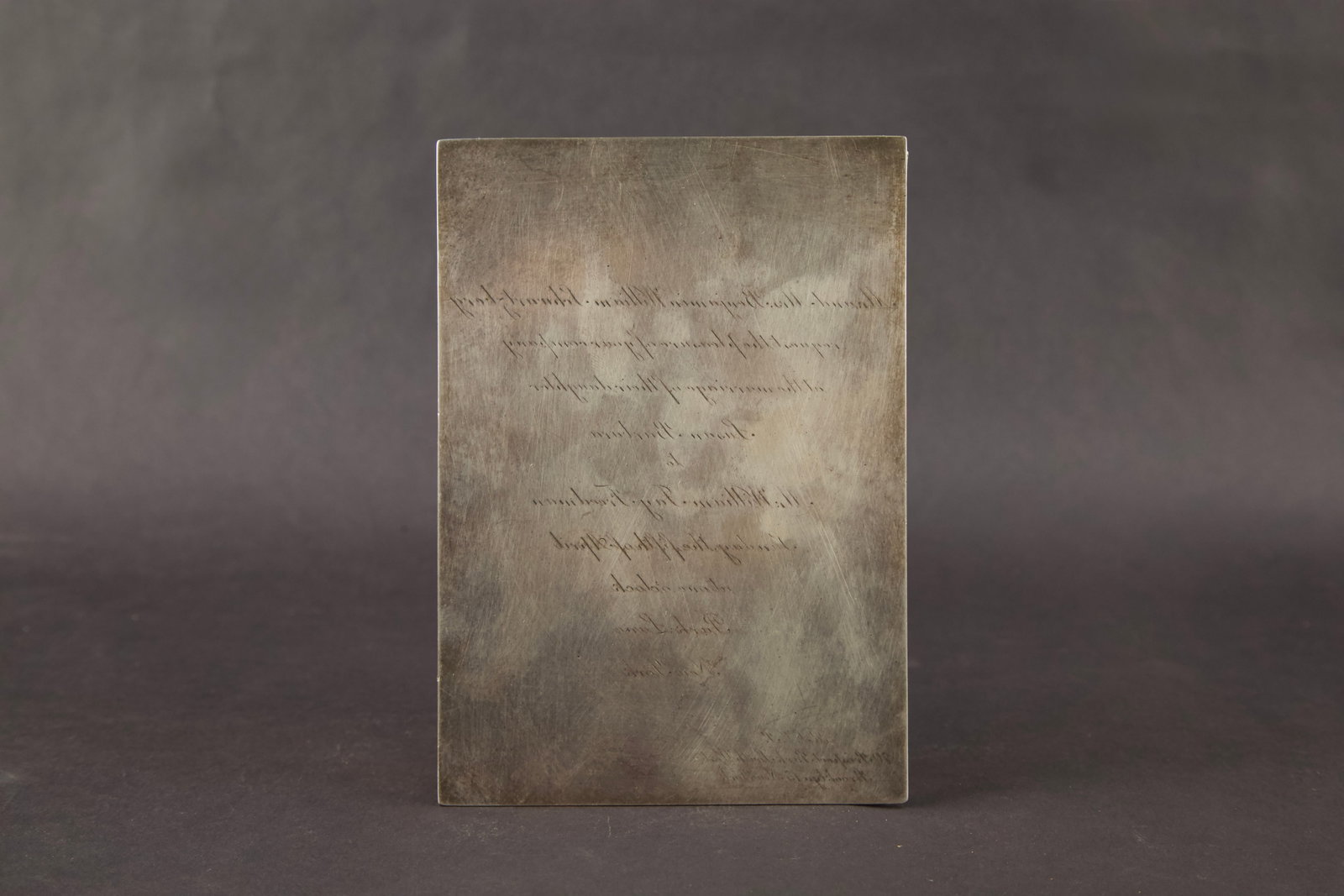 Tiffany & Co Silverplate Hinged Presentation Box With Wood Lined Interior (1 of 4)