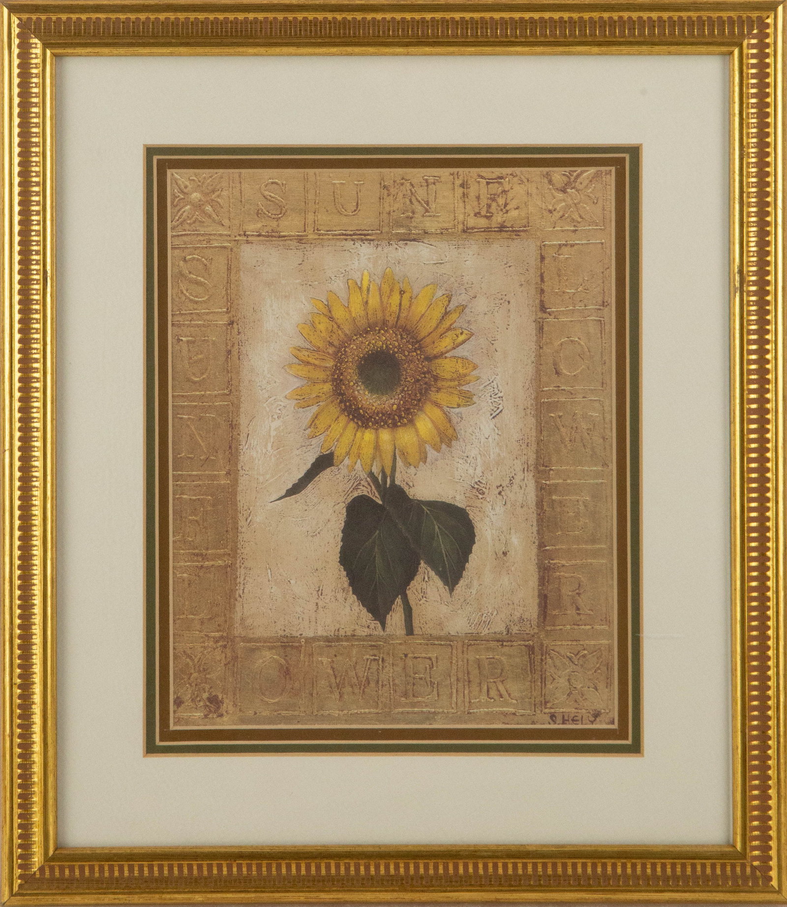 Shelley Hely ( Australians ) Floral Print "Sunflower" (1 of 9)