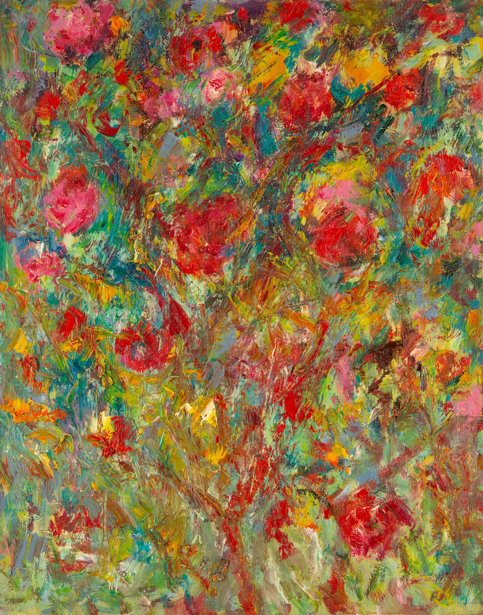 Kai Zhang Abstract Original Oil Painting "Untitled 42" (1 of 9)