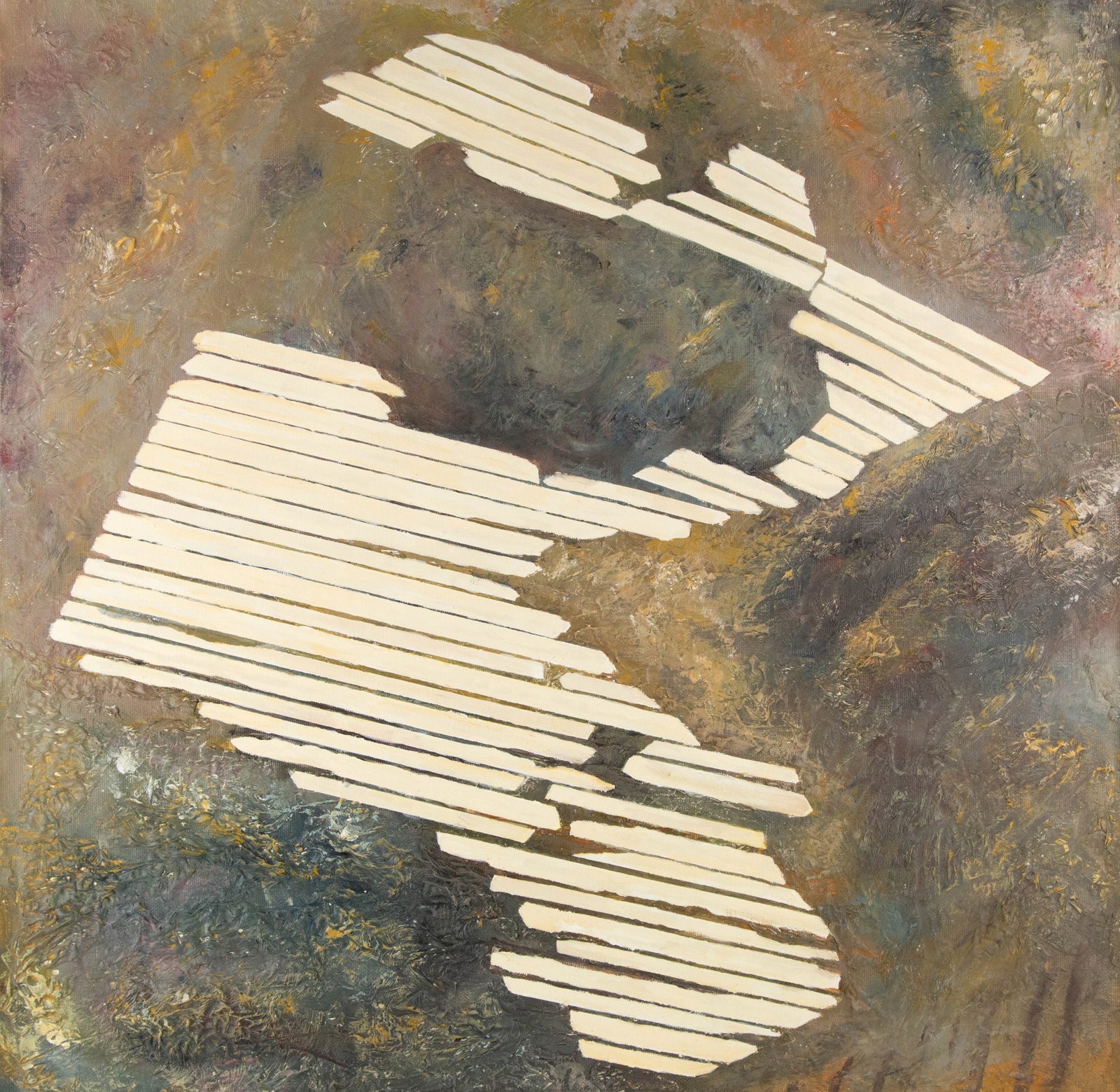 XueQun Li Contemporary Original Acrylic Painting "Order No.5" (1 of 10)
