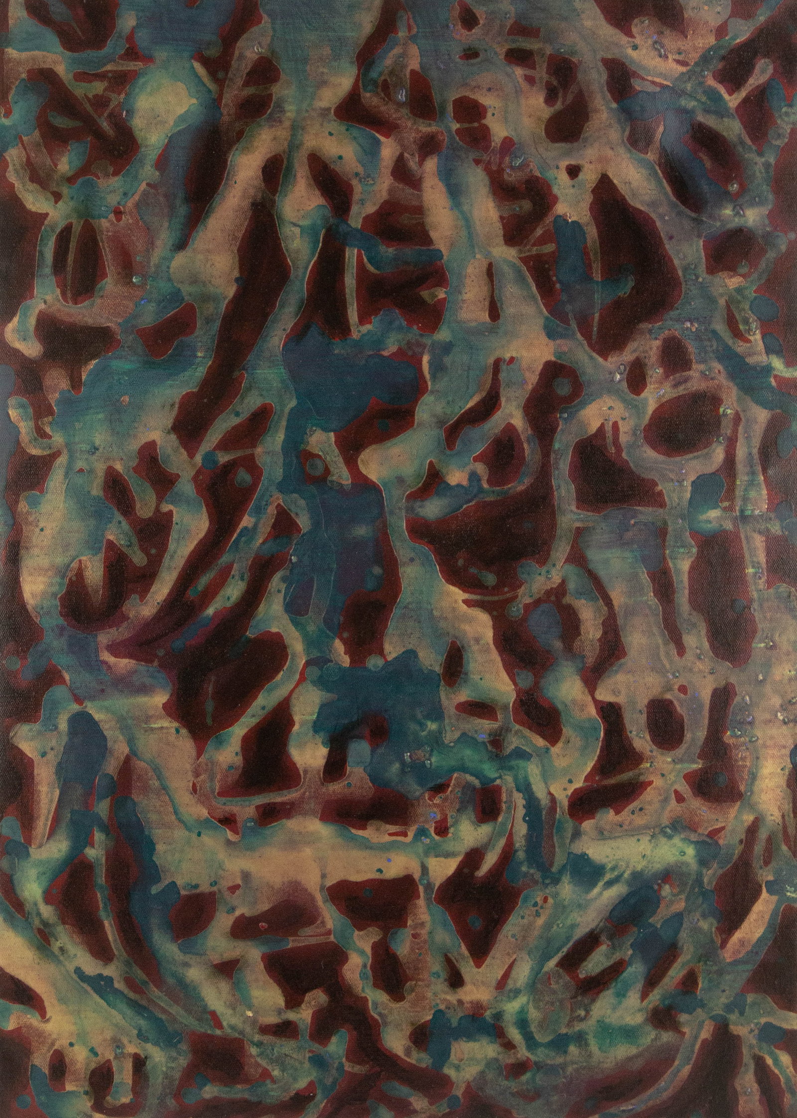 Tianliang Cheng Abstract Original Oil On Canvas "Rhythm": Title: Rhythm Medium: Oil on canvas Size: 30 x 21 inches Frame: Framing options available! Condition: The painting appears to be in excellent condition. Year: 2000 Circa Artist: Tianliang Cheng Signat