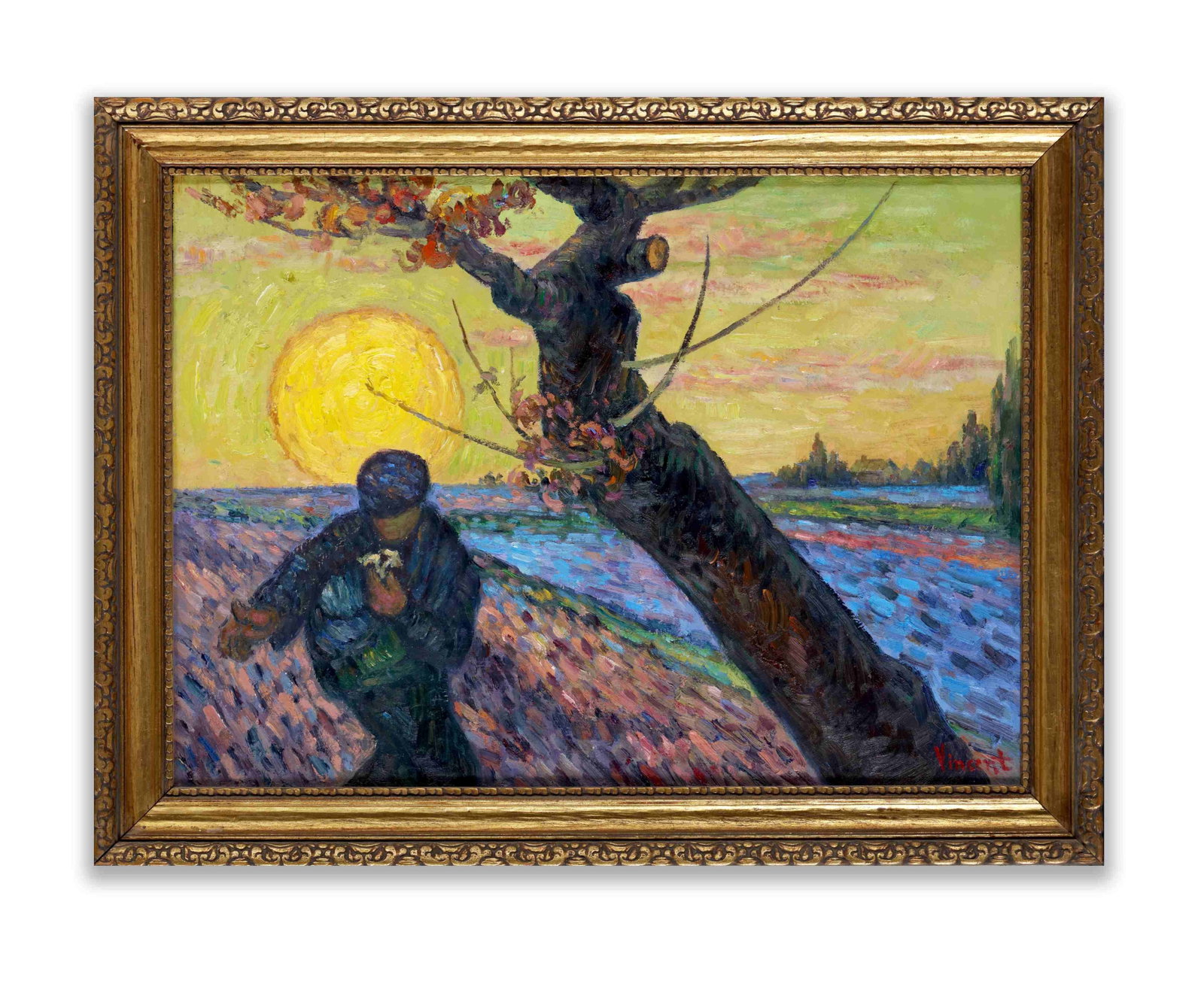 Vincent van Gogh (1853-1890), Attributed to, Oil on Canvas: VINCENT VAN GOGH (1853-1890), ATTRIBUTED TO, OIL ON CANVAS Dimensions: Image size: 40 x 55 cm. All measured values are appro x imate. Provenance and Authenticity: This painting is presented in the man
