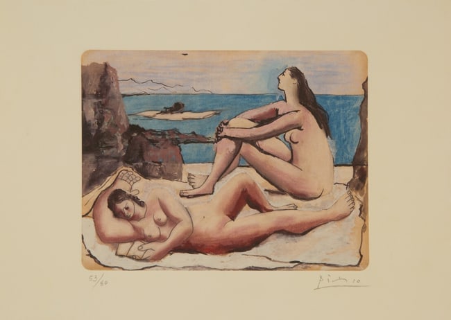 Pablo Picasso ( Spanish, 1881 -1973 ) Cubism Limited Edition Etching (1 of 12)