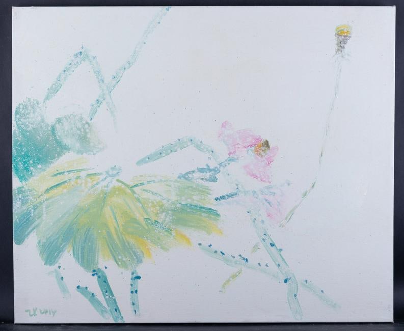 Fine Art Post-Impressionist Original Oil Paintng By: Medium: Oil on canvas Size: 23.5" x 19.5" Frame Size: None Age: 2000s Condition: Good, no damage seen Artist: Xun Zhu Great for collection or home decoration. Provenance: Direct from the artist. Guara