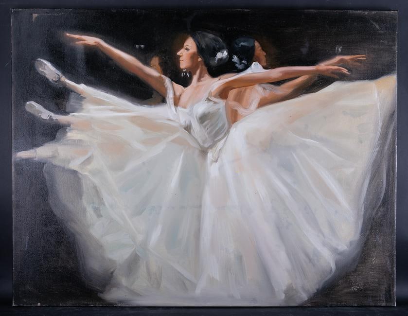 Fine Art Realist/Figurative Original Oil Painting: Medium: Oil on canvas Size: 35" x 27" Frame Size: None Age: 2000s Condition: Good, no damage seen Artist: Unknown Great for collection or home decoration. Provenance: Direct from the artist. Bidd
