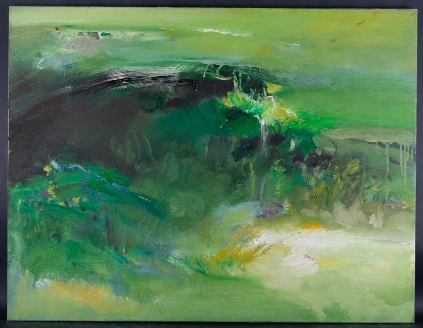 Fine Art Abstract Original Oil Painting By Artist: Medium: Oil on canvas Size: 34" x 26.5" Frame Size: None Age: 2000s Condition: Good, no damage seen Artist: Baochun Tao Tao Baochun(1965-) ,born in Liaoning Graduated from LuXun Academy of Fine Arts i