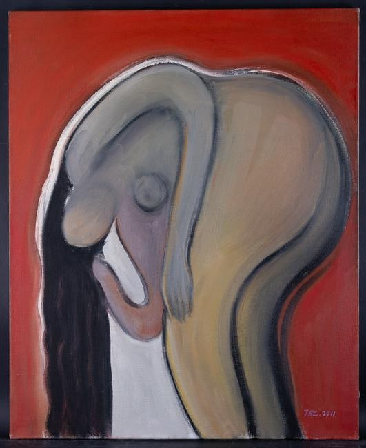 Fine Art Figurative Original Oil Painting By Artist: Medium: Oil on canvas Size: 25.5" x 31.5" Frame Size: None Age: 2000s Condition: Good, no damage seen Artist: Baochun Tao Tao Baochun(1965-) ,born in Liaoning Graduated from LuXun Academy of Fine Arts