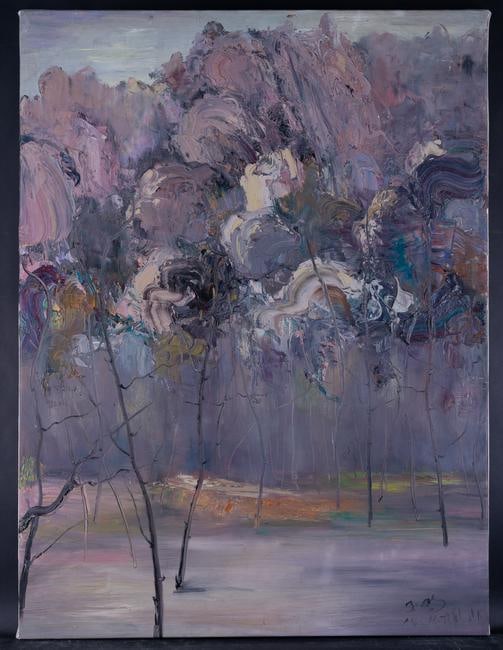 Fine Art Modernist Original Oil Painting By Artist: Medium: Oil on canvas Size: 29.5" x 39.5" Frame Size: None Age: 2000s Condition: Good, no damage seen Artist: Yuming Geng Great for collection or home decoration. Provenance: Direct from the artist. G