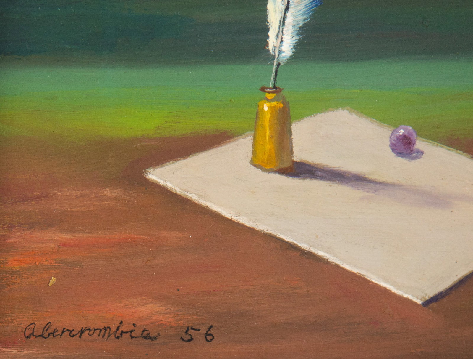 Gertrude Abercrombie ( American, 1909 - 1977 ) Surrealist Oil On Board - 6