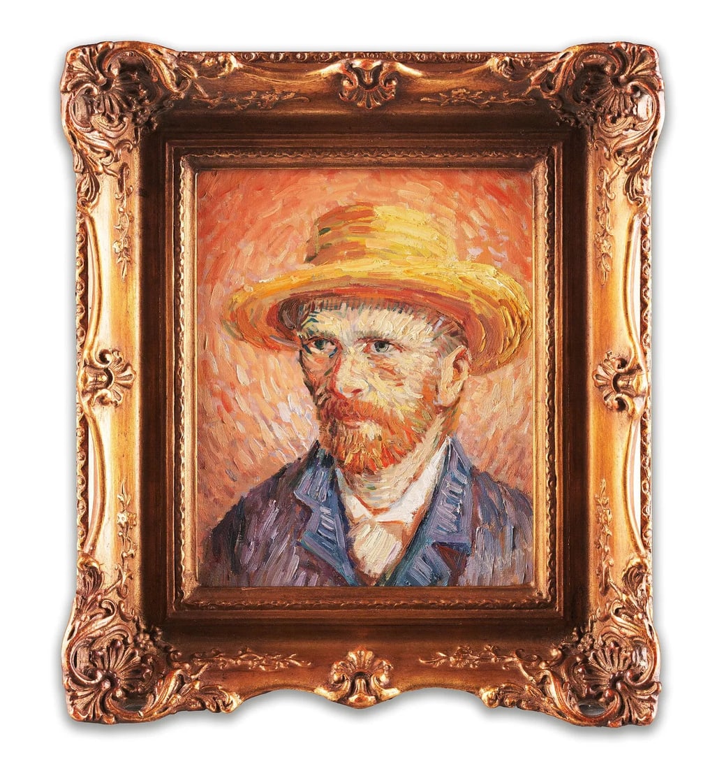 Vincent van Gogh (1853-1890), Attributed to, Oil on Canvas: VINCENT VAN GOGH (1853-1890), ATTRIBUTED TO, OIL ON CANVAS Dimensions: Image size: 30.1 x 24.3 cm. All measured values are approximate.Outer frame size: 38.8 x 44.9 cm. All measured values are approxi