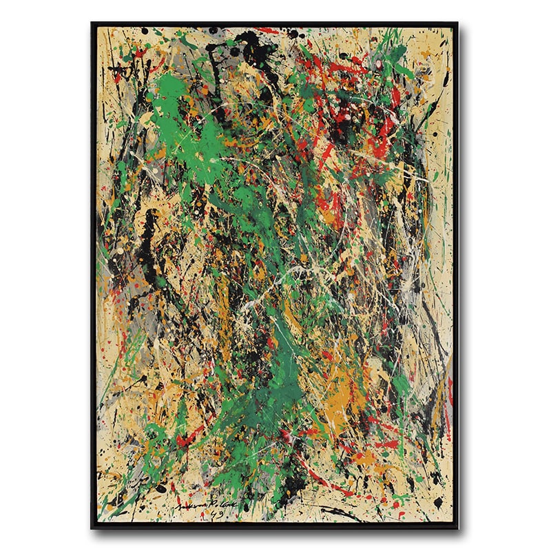 Jackson Pollock (1912-1956), Attributed to, Oil and Enamel on Canvas (1 of 4)