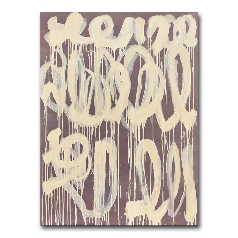 Cy Twombly (1928-2011), Attributed to, Acrylic on Canvas: CY TWOMBLY (1928-2011), ATTRIBUTED TO, ACRYLIC ON CANVAS Dimensions: 120.6 x 90.2 cm. All measured values are approximate. Provenance and Authenticity: This painting is presented in the manner and sty