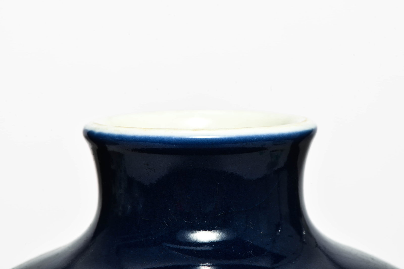 A sky-blue glazed meiping - 2
