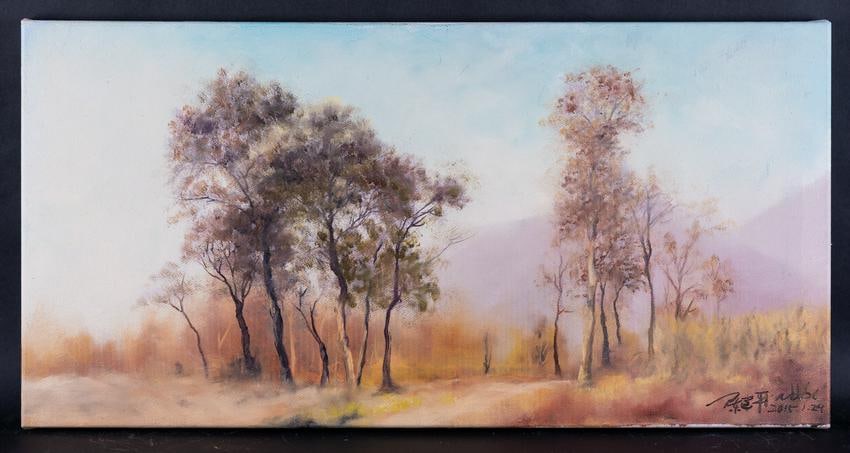 Fine Art Original Oil Painting By Artist Jianping Chen: Medium: Oil on canvas Size: 23.5" x 12" Frame Size: Framing Option Available! Please Message Us For Details! Age: 2000s Condition: Good, no damage seen Artist: Jianping Chen Great for collection or ho