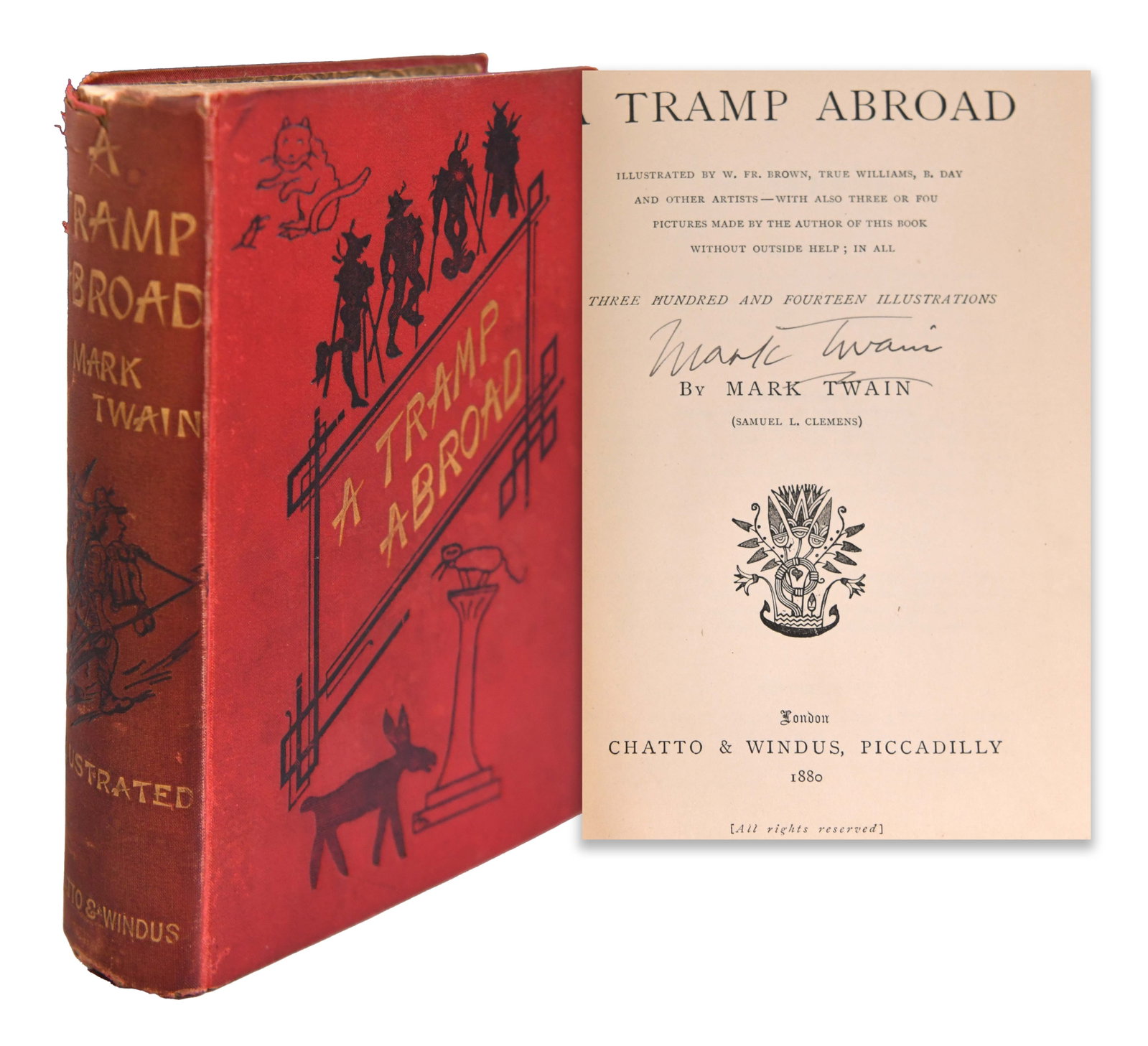 A TRAMP ABROAD BY MARK TWAIN (1 of 5)