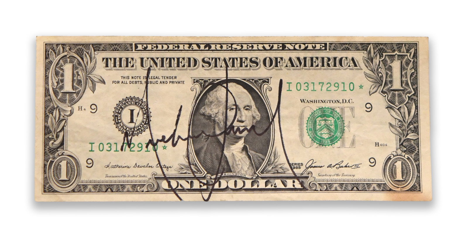 UNITED STATES ONE DOLLAR NOTE - SERIES 1985 (1 of 2)