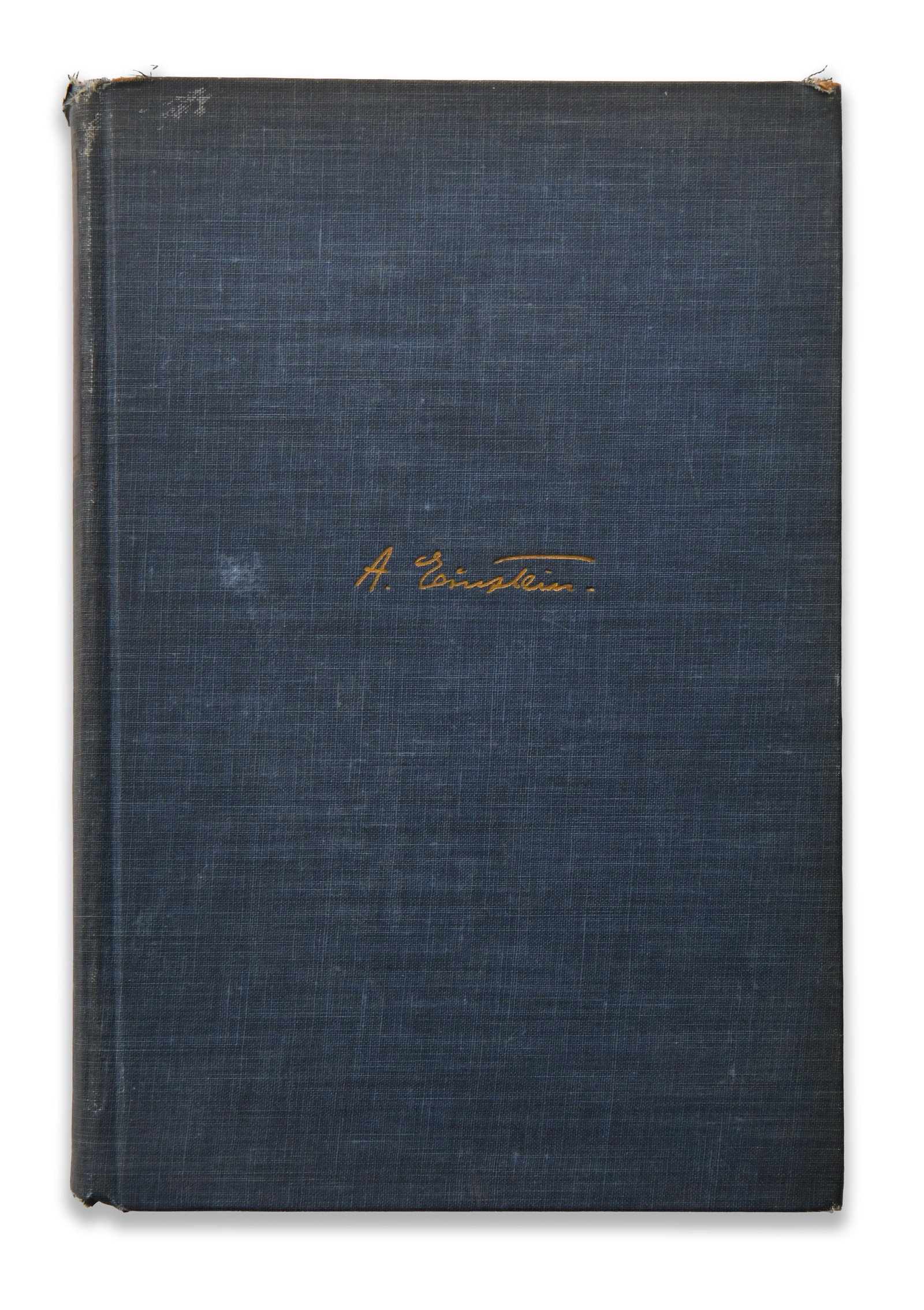 ALBERT EINSTEIN SIGNED ALBERT EINSTEIN: PHILOSOPHER-SCIENTIST WITH HANDWRITTEN "E = mc²" (1 of 4)