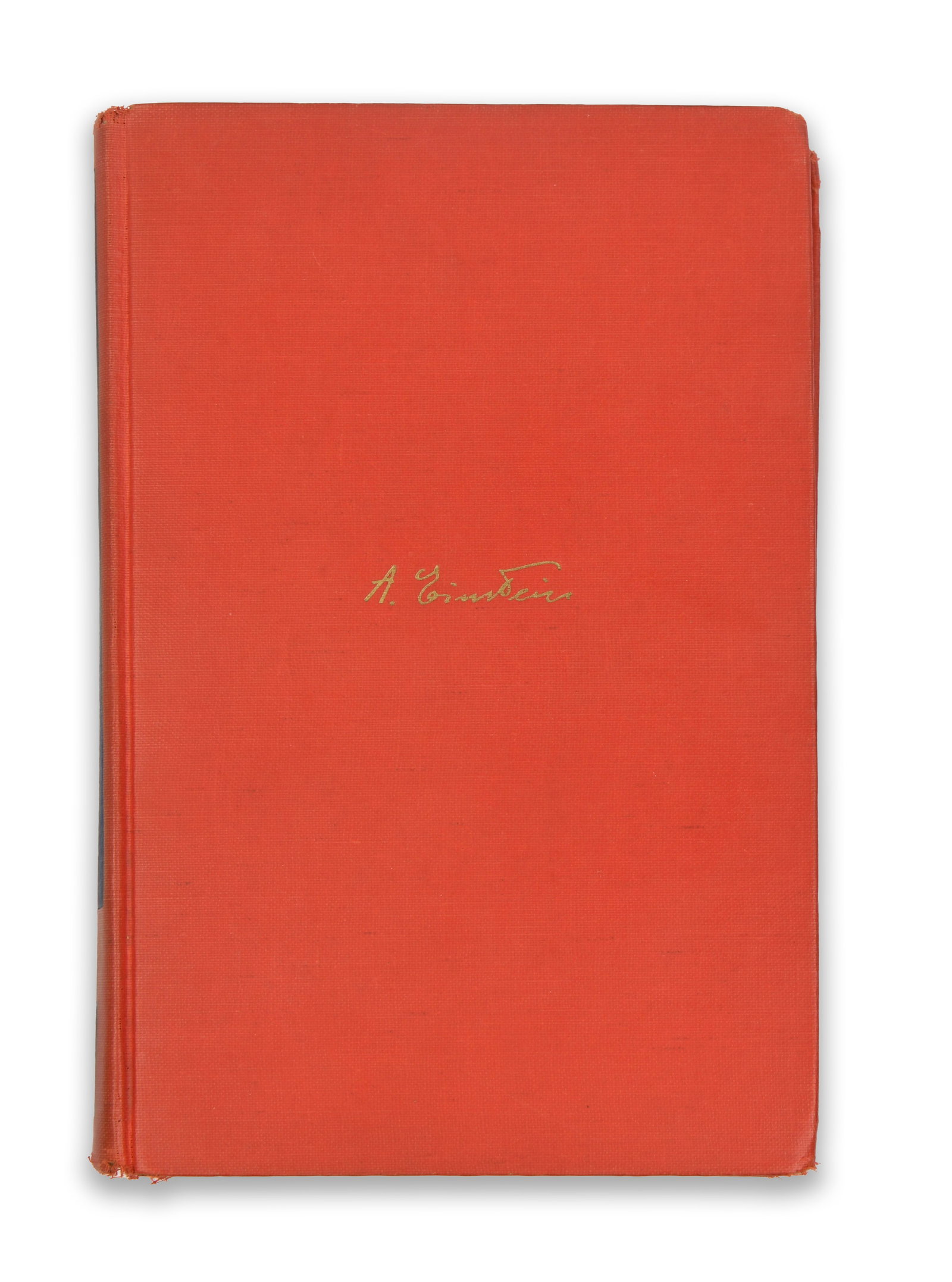 ALBERT EINSTEIN - SIGNED OUT OF MY LATER YEARS FIRST EDITION: ALBERT EINSTEIN - SIGNED OUT OF MY LATER YEARS FIRST EDITION Provenance and Authenticity: The title page bears a finely executed fountain pen signature reading "Albert Einstein," positioned beneath th