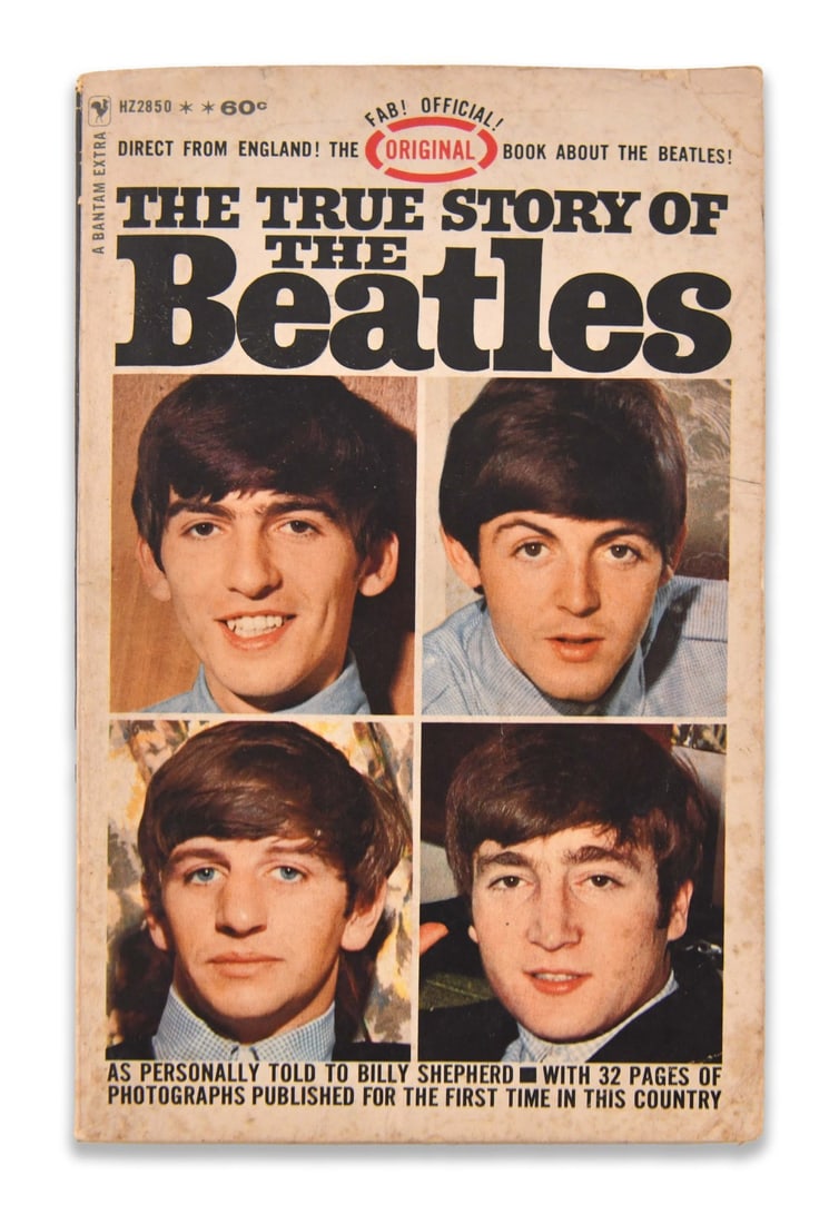 The Beatles, Signed The True Story of the Beatles Paperback (1 of 3)