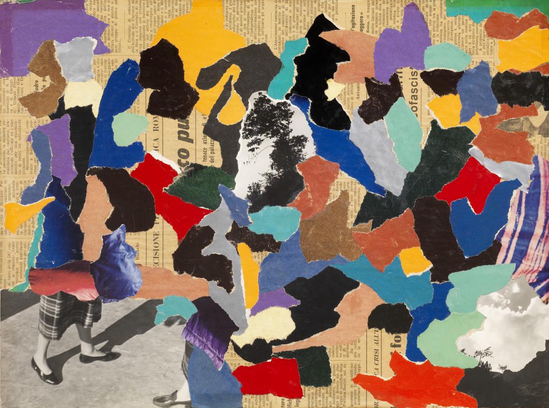 Ernst Van Leyden SENZA TITOLO collage e fotografie: Ernst Van Leyden SENZA TITOLO collage e fotografie applicate su faesite, cm 30x40