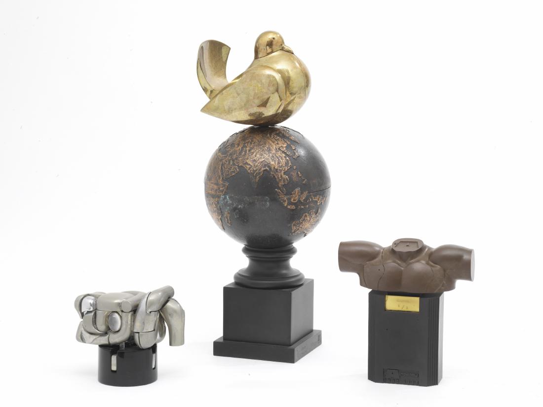 Miguel Berrocal MINI MARIA metallo, h cm 7; es. 1.529 (1 of 1)