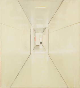 Luca Pancrazzi INTERNO olio su tela , cm 50x46 sul: Luca Pancrazzi INTERNO olio su tela , cm 50x46 sul retro: titolato e datato eseguito nel 1995 L'opera è accompagnata da autentica dell'artista su fotografia