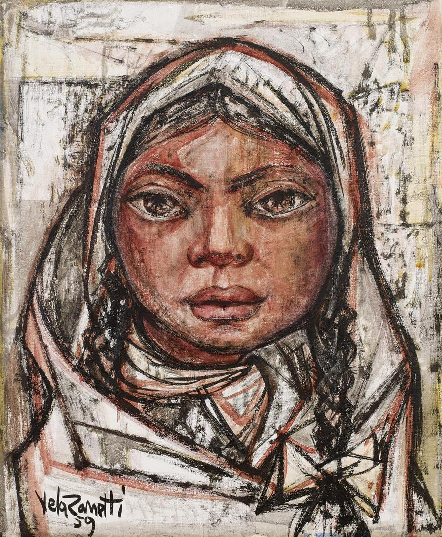 JosÃ© Vela Zanetti (1913 - 1999) RITRATTO FEMMINILE (1 of 2)
