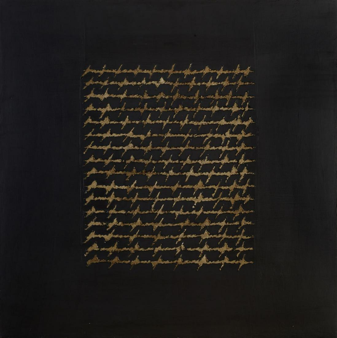 Alfredo Rapetti Mogol (1961) LETTERA NOTTURNA acrilico: Alfredo Rapetti Mogol(1961)LETTERA NOTTURNAacrilico su tela, cm 80x80sul retro: firma, titolo, dataeseguito nel 2015L'opera Ã¨ accompagnata da autentica dell'artista su fotografia