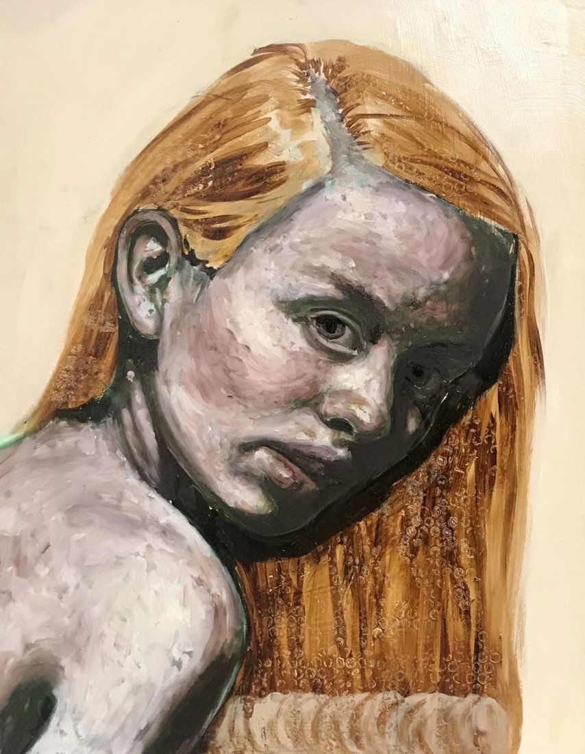 Ryan Mendoza SENZA TITOLO olio su tavola, cm 72,5x57,5: Ryan MendozaSENZA TITOLOolio su tavola, cm 72,5x57,5sul retro: firmaeseguito nel 2013L'opera Ã¨ accompagnata da auntentica dell'artista su fotografia