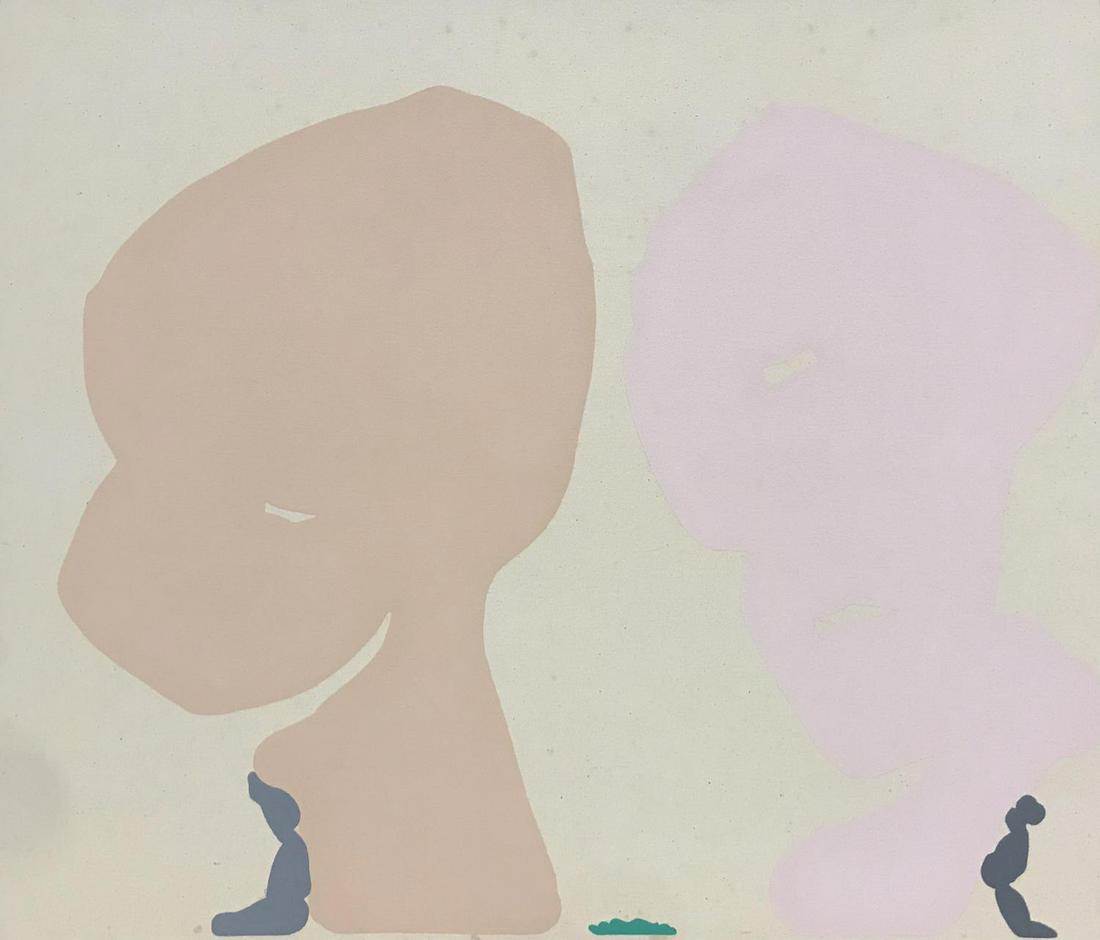 Monique Prieto BALDER THAN YOU acrilico su tela, cm: Monique PrietoBALDER THAN YOUacrilico su tela, cm 77x91sul retro: firma e dataeseguito nel 1998ProvenienzaMatthew Marks Gallery, New YorkPat Hearn Gallery, New YorkIvi acquisito dall'attuale propriet�